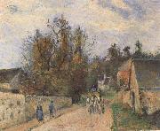 Camille Pissarro The Mailcoach The Road from Ennery to the Hermitage oil painting